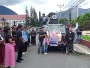 LPPDM Gelar Aksi Damai Desak Pengungkapan Kasus Kematian Restiana, Kapolres Manggarai Buka Ruang Audienai