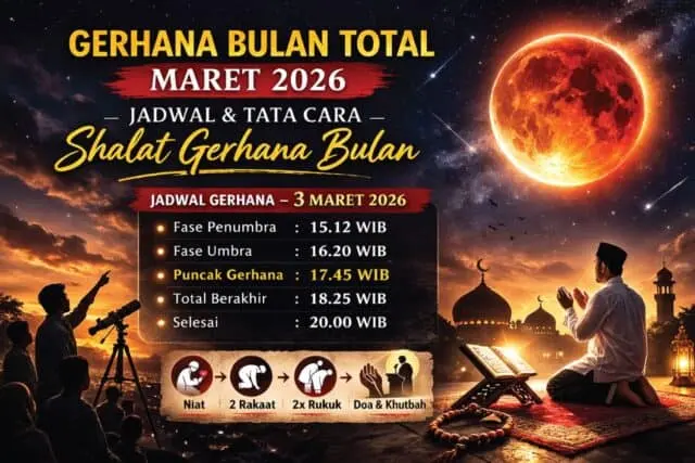 Fenomena Blood Moon Awal Maret 2026, Bisa Diamati dari Indonesia