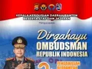 Polda Banten Ucapkan Selamat Hari Jadi ke-26 Ombudsman RI