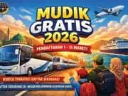 Mudik Gratis 2026 Kemenhub Resmi Dibuka! Pendaftaran Hanya 1–15 Maret Kuota Terbatas, Buruan Daftar! Mudik Gratis 2026 Kemenhub Resmi Dibuka! Pendaftaran Hanya 1–15 Maret Kuota Terbatas, Buruan Daftar!