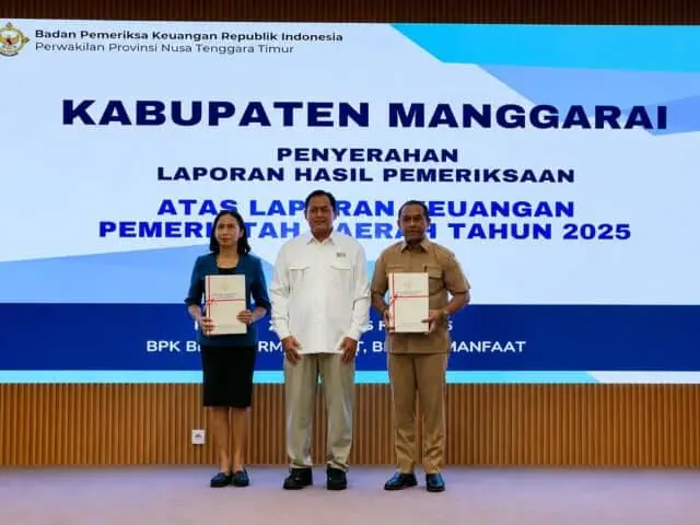 LKPD Tahun 2025 Dinilai Baik, Kabupaten Manggarai NTT Kembali Meraih Opini WTP Dari BPK RI LKPD Tahun 2025 Dinilai Baik, Kabupaten Manggarai NTT Kembali Meraih Opini WTP Dari BPK RI