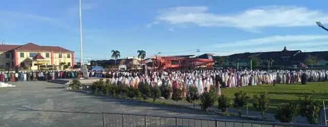 Shalat Berjemaah Idul Adha 1447 Di Natas Labar Ruteng Manggarai NTT Berlangsung Hikmad 