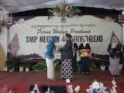 Kirab Budaya dan Ketoprak Warnai Pelepasan 252 Siswa SMPN 4 Purworejo