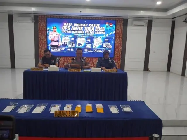Operasi Antik Toba 2026, Polres Asahan Amankan 85 Tersangka Kasus Narkotika Operasi Antik Toba 2026, Polres Asahan Amankan 85 Tersangka Kasus Narkotika