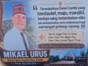 Maju Di Pilkades Cumbi, Mikael Urus Bawa Visi Pembangunan, Kesejahteraan Hingga Perdamaian Di Tengah Masyarakat