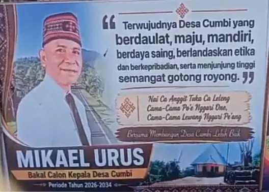 Maju Di Pilkades Cumbi, Mikael Urus Bawa Visi Pembangunan, Kesejahteraan Hingga Perdamaian Di Tengah Masyarakat
