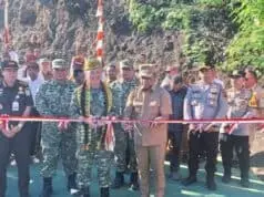 Pangdam IX Udayana Resmikan Jembatan Garuda Di ReoK, Bupati Manggarai NTT Sampaikan apresiasi