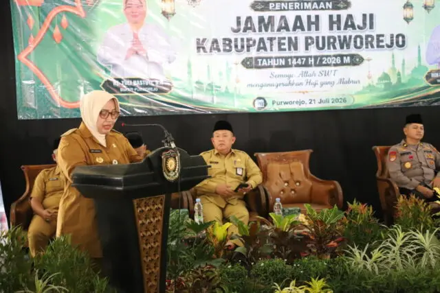 753 Jemaah Haji Purworejo Pulang dengan Selamat, Bupati Yuli Hastuti Apresiasi Dedikasi Petugas Haji 753 Jemaah Haji Purworejo Pulang dengan Selamat, Bupati Yuli Hastuti Apresiasi Dedikasi Petugas Haji