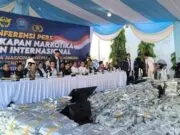 BNN Gerebek Gudang 3,37 Ton Narkotika dari Thailand di Gresik