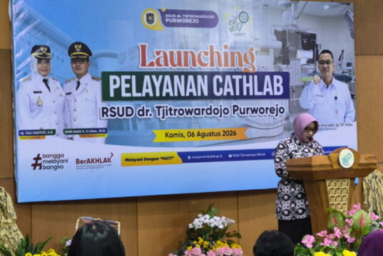 Resmikan Cathlab RSUD dr. Tjitrowardojo, Bupati Yuli Hastuti Perkuat Layanan Jantung di Purworejo