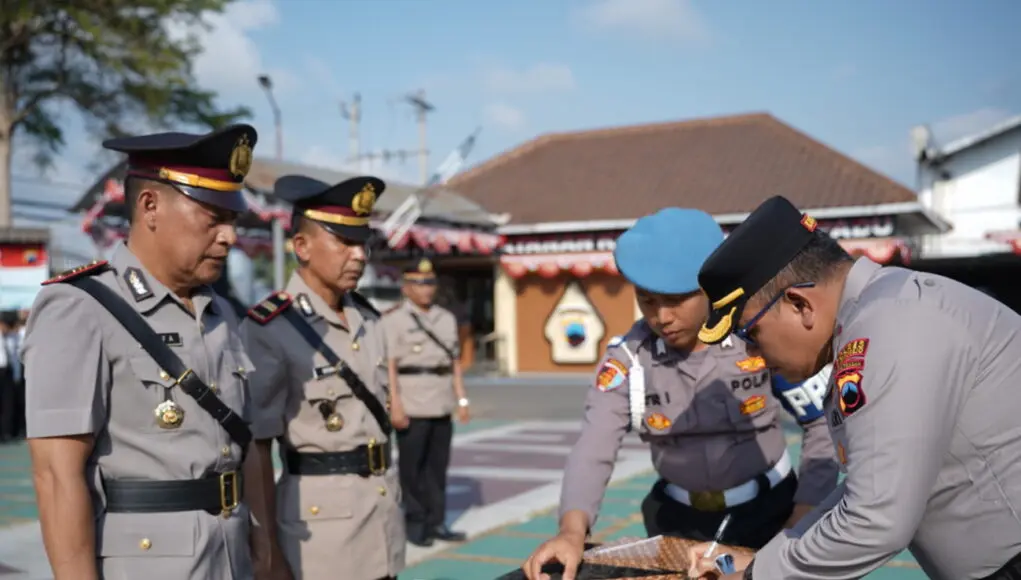 Kapolres Purworejo Pimpin Sertijab 10 Pejabat, Sejumlah Kapolsek Bergeser