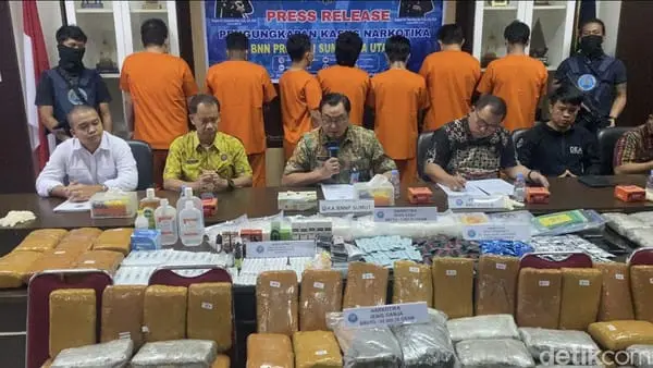 BNN Sumut Gagalkan Peredaran 92 Kg Ganja Jaringan Aceh-Medan, 2 Orang Ditangkap