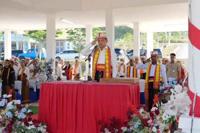 Mendagri Tito Pimpin Upacara HUT Ke-81 Kemerdekaan RI di Manggarai Timur