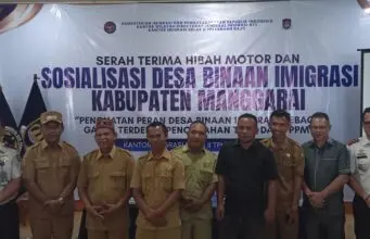 Kolaborasi Pemkab Manggarai Dengan Ditjen Imigrasi, Lima Desa Binaan Imigrasi Terima Kendaraan Operasional