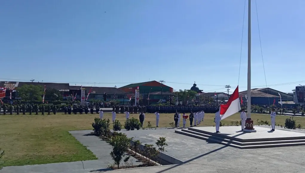 Menko PMK, Kepala BNPB Dan Wamensos Ikut Upacara HUT RI Ke 81 Di Kabupaten Manggarai NTT