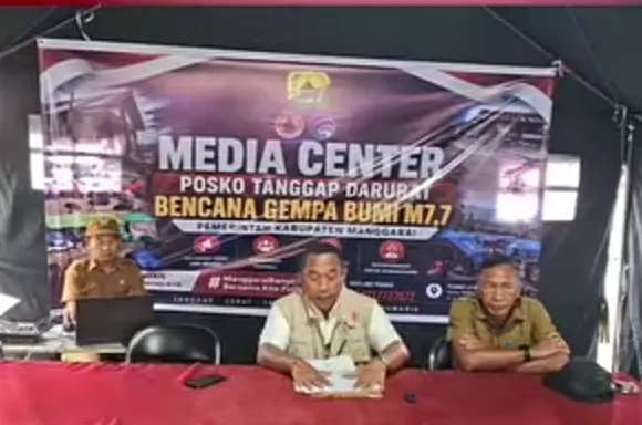 Pemkab Manggarai Mengupdate Data Korban Gempa Serta Penanganan Yang Dilakukan