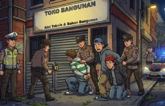 Komplotan Residivis Bobol Toko Material di Kutoarjo, Kerugian Korban Capai Rp20 Juta