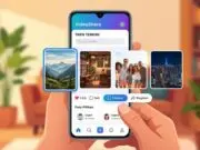Download foto TikTok tanpa watermark melalui fitur penyimpanan foto di ponsel