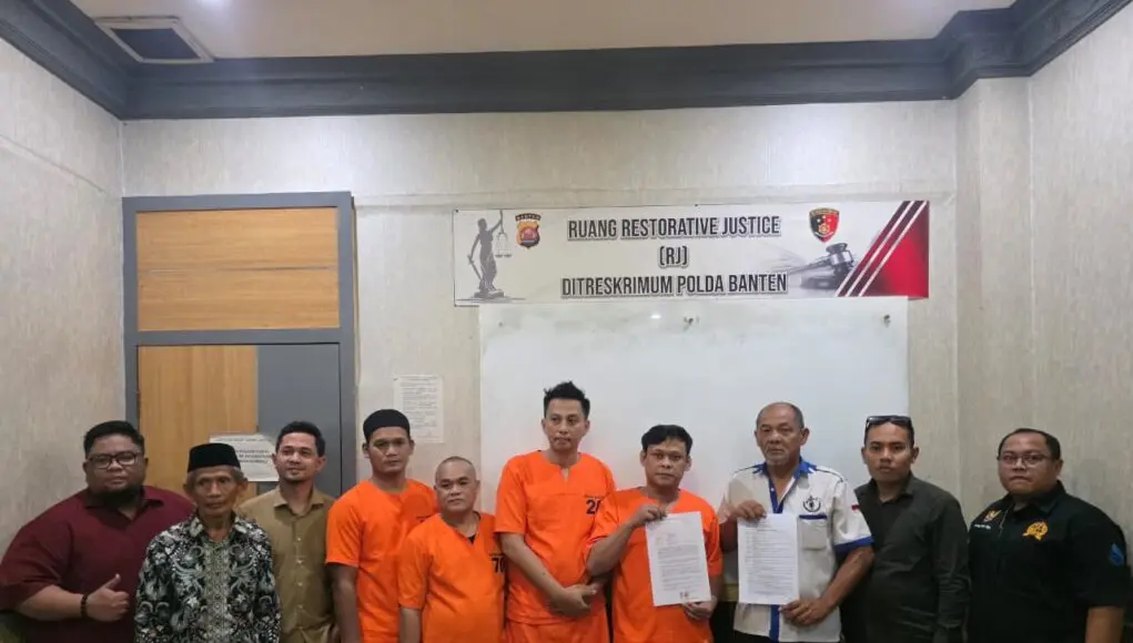Polda Banten Tegaskan Perkara Aktivis Uun Berakhir Damai melalui Restorative Justice