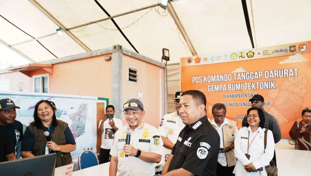 Mendagri Minta Kepala Daerah di NTT Segera Gunakan Bantuan Presiden untuk Penanganan Pascagempa