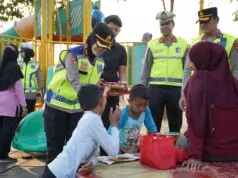 Srikandi Polres Purworejo Turun ke CFD, Warga Disapa hingga Dilayani di Tempat