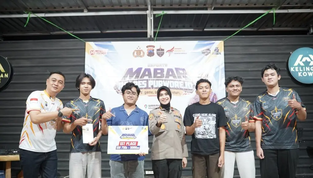 Polres Purworejo Rangkul Generasi Muda Lewat Turnamen E-Sport, Cegah Tawuran